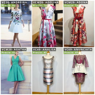 VESTIDOS DE FIESTA CORTOS