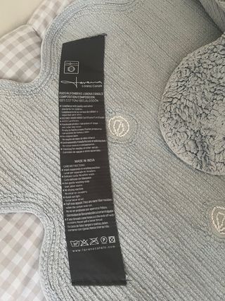 Alfombra Infantil Lorena Canals Biscuit Azul Bebé