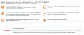 2 Discos de freno BREMBO BMW Serie 1, 3, X1