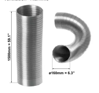 Conducto Flexible Campana 160mm