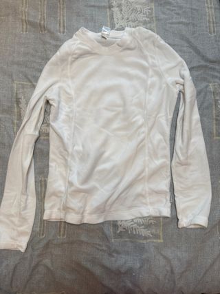 Camiseta Térmica Decathlon Blanca Manga Larga