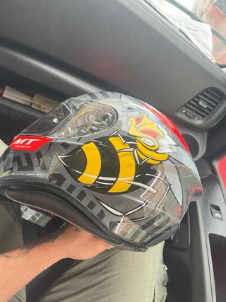 Casco Moto Talla XS 53-54 Abeja