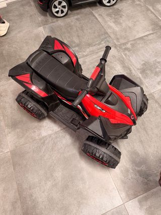 Quad eléctrico infantil rojo