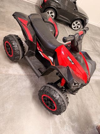 Quad eléctrico infantil rojo