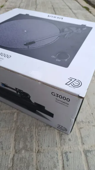 Tocadiscos Vieta G3000 Negro