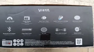 Tocadiscos Vieta G3000 Negro