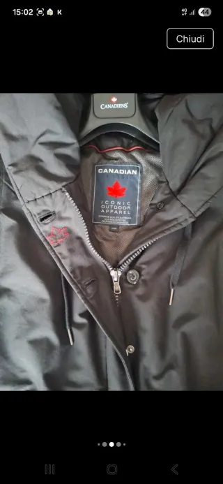 Parka Canadian nero donna taglia L