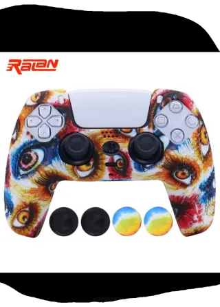 Funda Silicona Mando PS5 Ratan Ojos