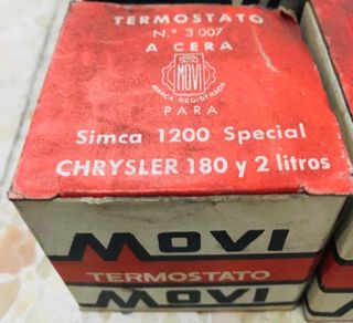 Lote 9 Termostatos nuevos Movi Simca Chrysler 180