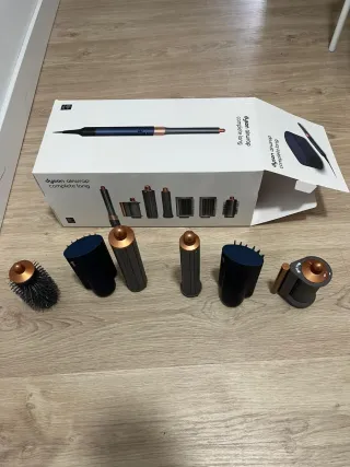 Dyson Airwrap Azul y Naranja