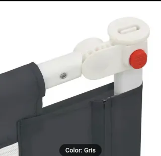 Barandilla de seguridad para cama infantil gris