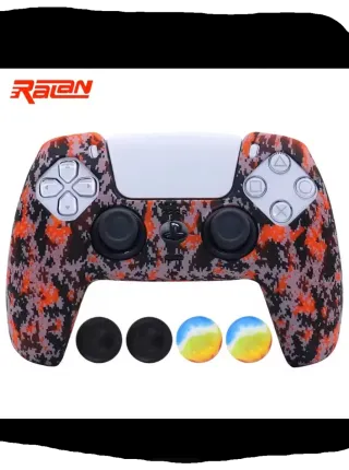 Funda Silicona Mando PS5 Ratan Camuflaje
