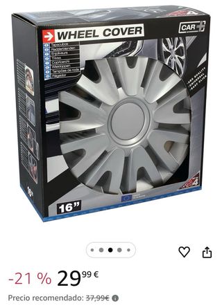 Juego 4 Tapacubos 16 Diseño Illinois ABS