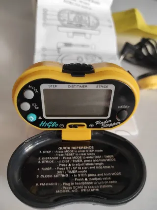 Pedometro Oregon Scientific Radio Stepper