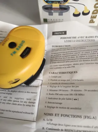 Pedometro Oregon Scientific Radio Stepper