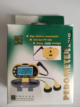 Pedometro Oregon Scientific Radio Stepper
