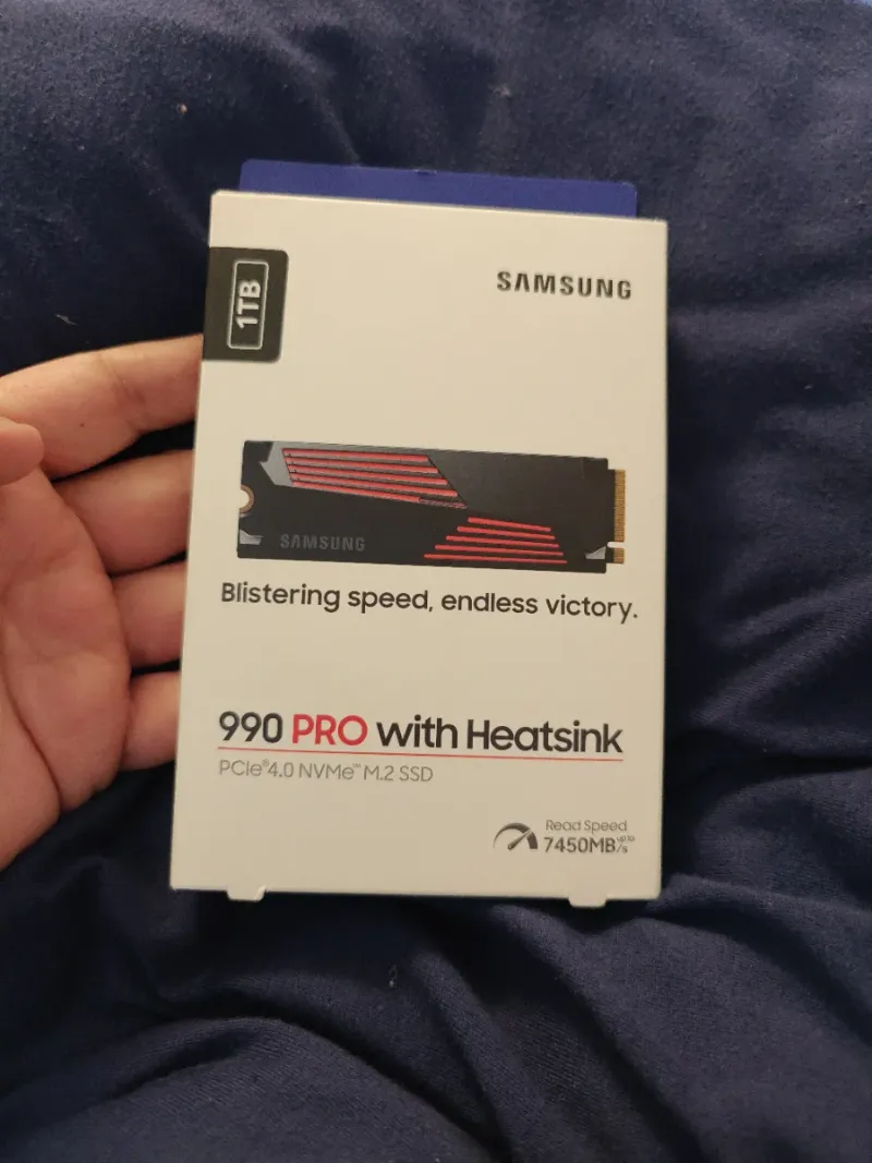 Samsung 990 PRO 1TB SSD NVMe M.2 with HEATSINK!