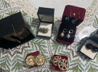 Lote Bisutería Antigua Collares Pulseras