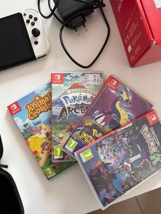 Nintendo Switch OLED nueva. Juegos a parte.