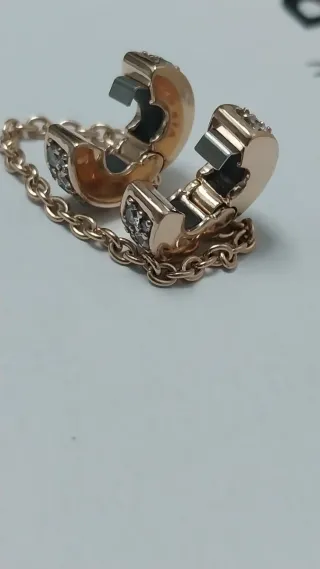 Cadena seguridad Pandora con circonitas.