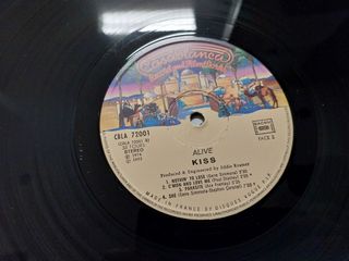 Kiss Alive LP Vinile Francia Hard Rock