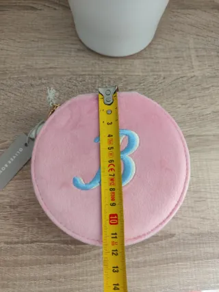 Joyero redondo terciopelo rosa Oliver Bonas