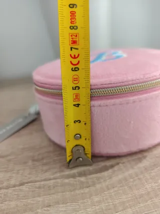 Joyero redondo terciopelo rosa Oliver Bonas