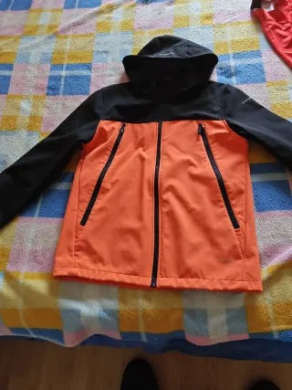 Chaqueta ICEPEAK TALLA M Naranja y Negra UNISEX