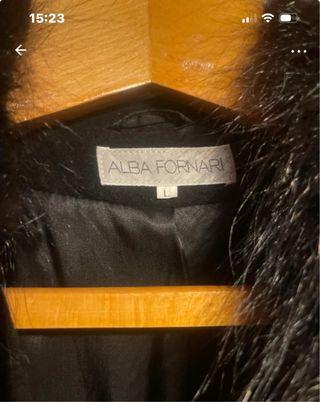 Cappotto in pura lana nero