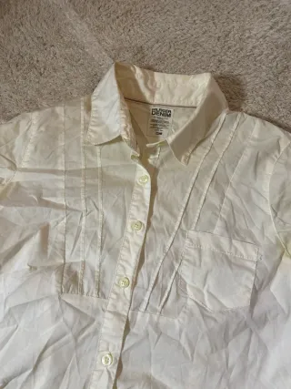 Camisa Tommy Hilfiger Crema Talla S