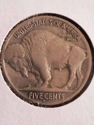 MONEDA FIVE CENTS.1936S.BUENA FECHA.CECA S.