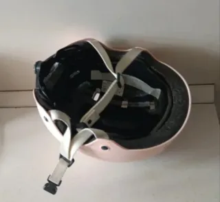 Patines y Casco Oxelo rosas niña talla 35