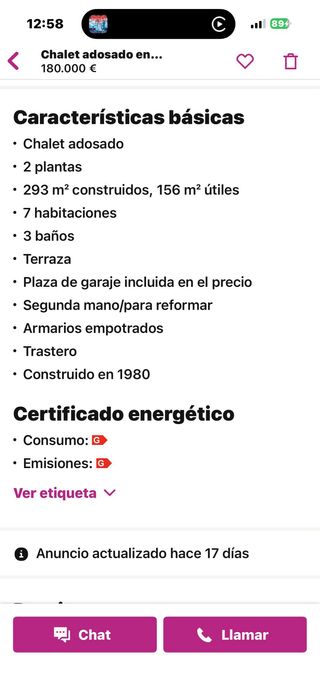 Se vende casa en molina de segura