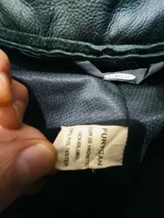 Calças em couro Furygan