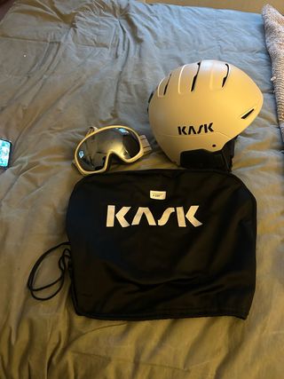 Casco Kask y gafas de esquí/snowboard