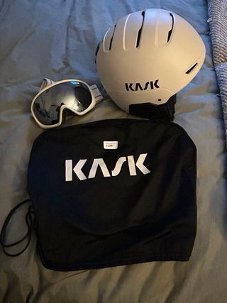 Casco Kask y gafas de esquí/snowboard