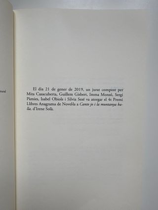 Canto jo i la muntanya balla