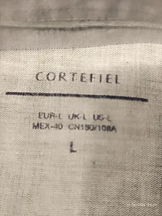 Camisa Cortefiel Hombre Manga Corta Talla L