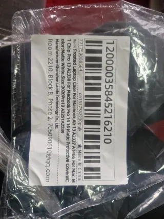 Carcasa Protectora MacBook Pro 13 Transparente