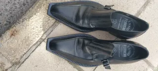Zapatos de vestir Ennio Ferreri negros talla 42