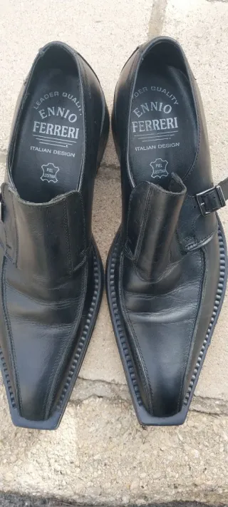 Zapatos de vestir Ennio Ferreri negros talla 42
