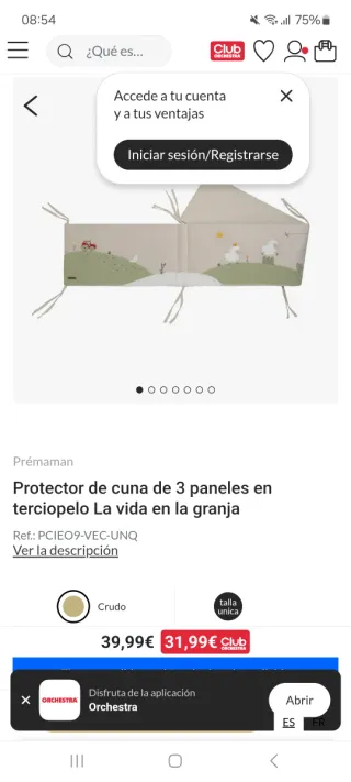 Chichoneras para cuna Premamam