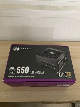 Fuente Alimentación Cooler Master MWE Gold 550W
