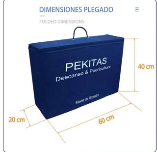 Cuna de viaje + colchón y bolsa