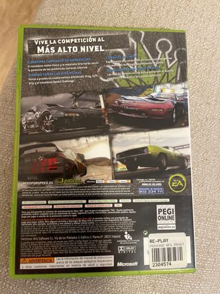 Videojuego XBOX360 Need for Speed ProStreet