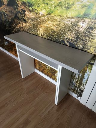 Mesa consola plegable cocina o recibidor Gio gris