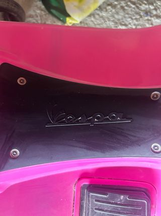 Vespa Rosa Infantil Luces y usb