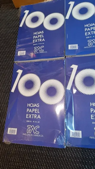 10 Paquetes Papel Folio Cuadricular 1000 Hojas