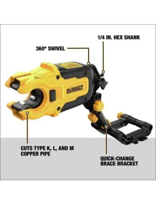 Dewalt Impact Connect - Cortador de tubos de cobr