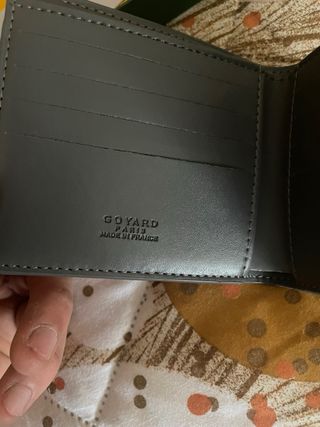 Carteira Goyard cinza
